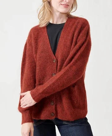 The Great The Brushed Melange Cardigan