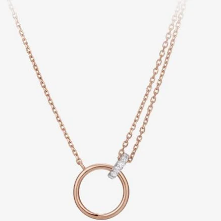 Signature. D Lab Diamond Gold Necklace