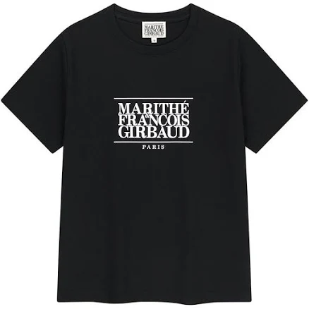 MARITHE + FRANCOIS GIRBAUD W Classic Logo T-Shirt Black by W Concept