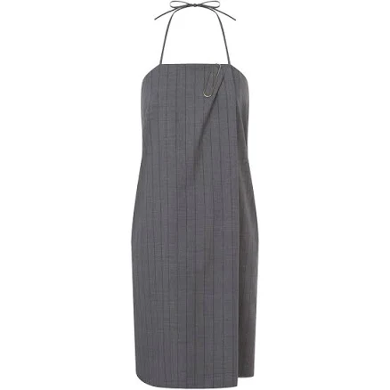 Moschino Wool Pinstripe Dress Office Inspiration