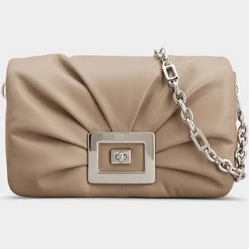 Roger Vivier Belle Vivier Leather Choc Bag