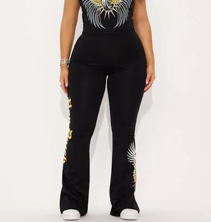 Fashion Nova Von Dutch Wheels Up Flared Pants