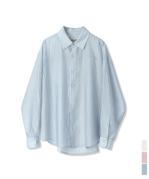 [비바셔스] Cencel See-Through Classic Shirt - 6COL VV41SH01