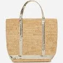 Vanessa Bruno Women's Raffia Cabas Tote with Sequin Trim