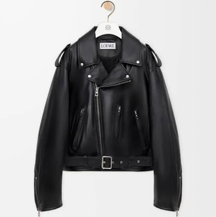 Loewe Men's Nappa Leather Biker Jacket