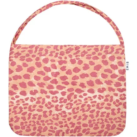 Korean Brand Emis Cotton Leopard Eco Bag Women Casual Lifestyle