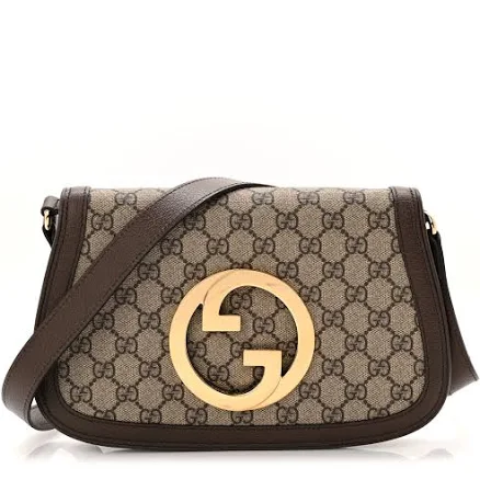 Gucci Blondie Gg Supreme Leather Crossbody Bag