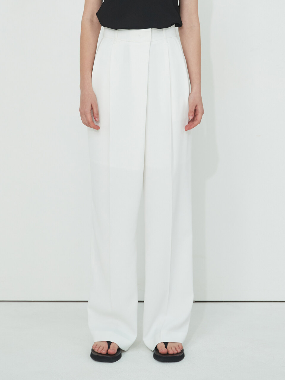Barco Wide Slacks_White
