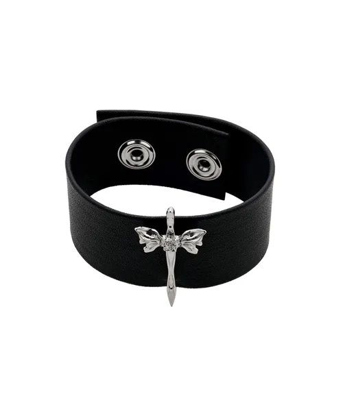 Ribbon Sword Leather Bracelet