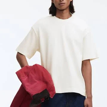 Men H&M Loose Fit Interlock T-Shirt