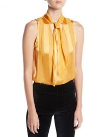 Satin Tied Blouse
