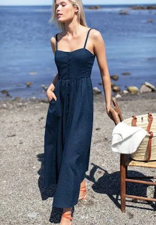 Florentine Seersucker Layering Dress