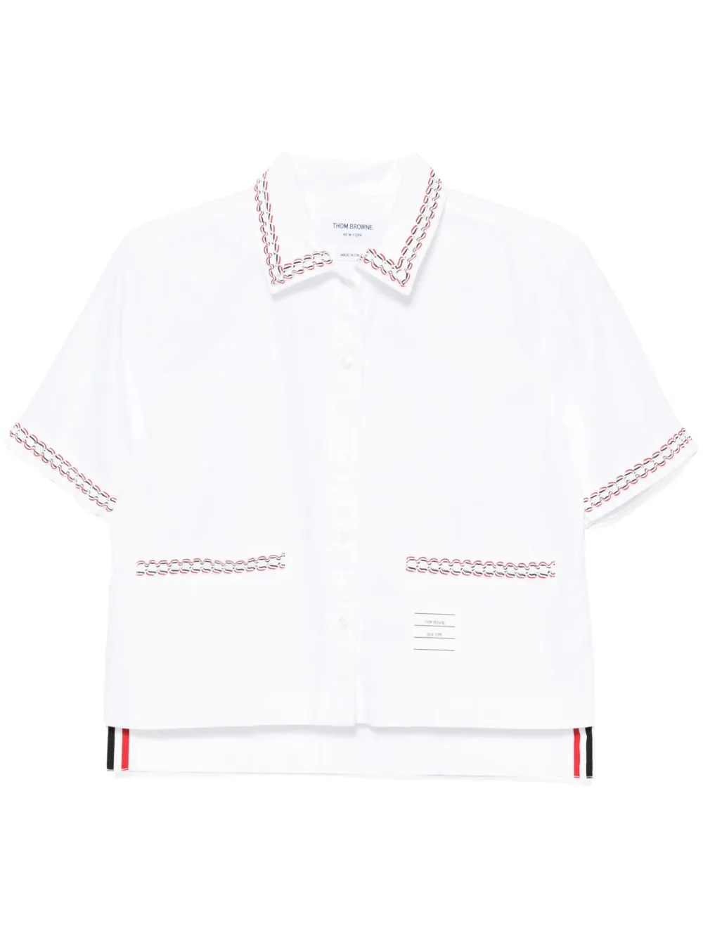 Drop-back Cropped Shirt