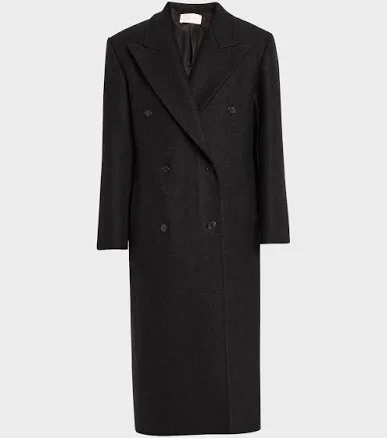 The Row Women's Hariet Double-Breasted Wool-Cashmere Coat