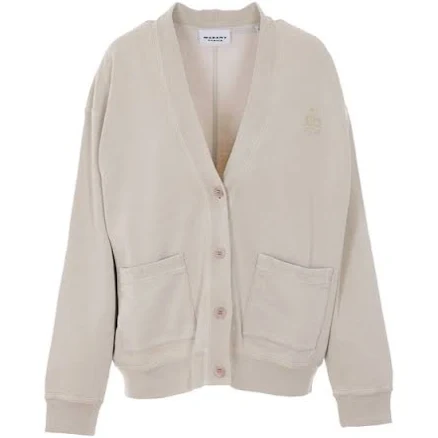 Isabel Marant Etoile Embroidered V-Neck Cardigan