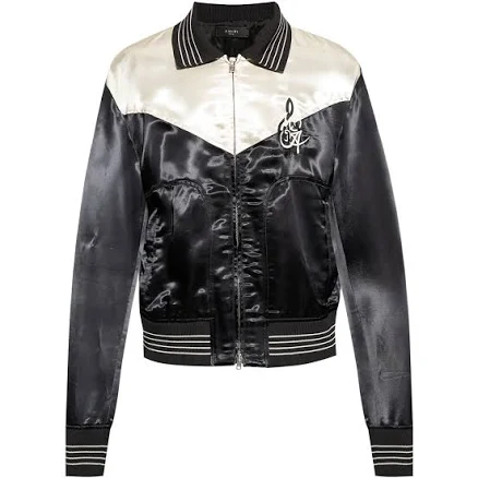 Amiri Men's Logo-Embroidered Bomber Jacket