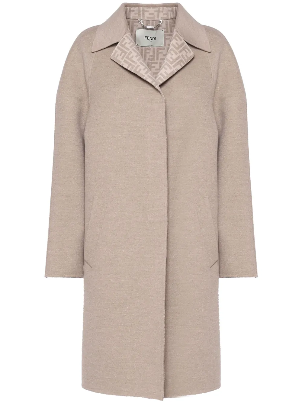 Shaded Effect FF Motifs Coat