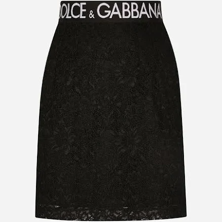 Dolce & Gabbana Lace Miniskirt Woman