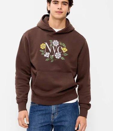 Old Navy Men's Rotation Popover Hoodie Heather