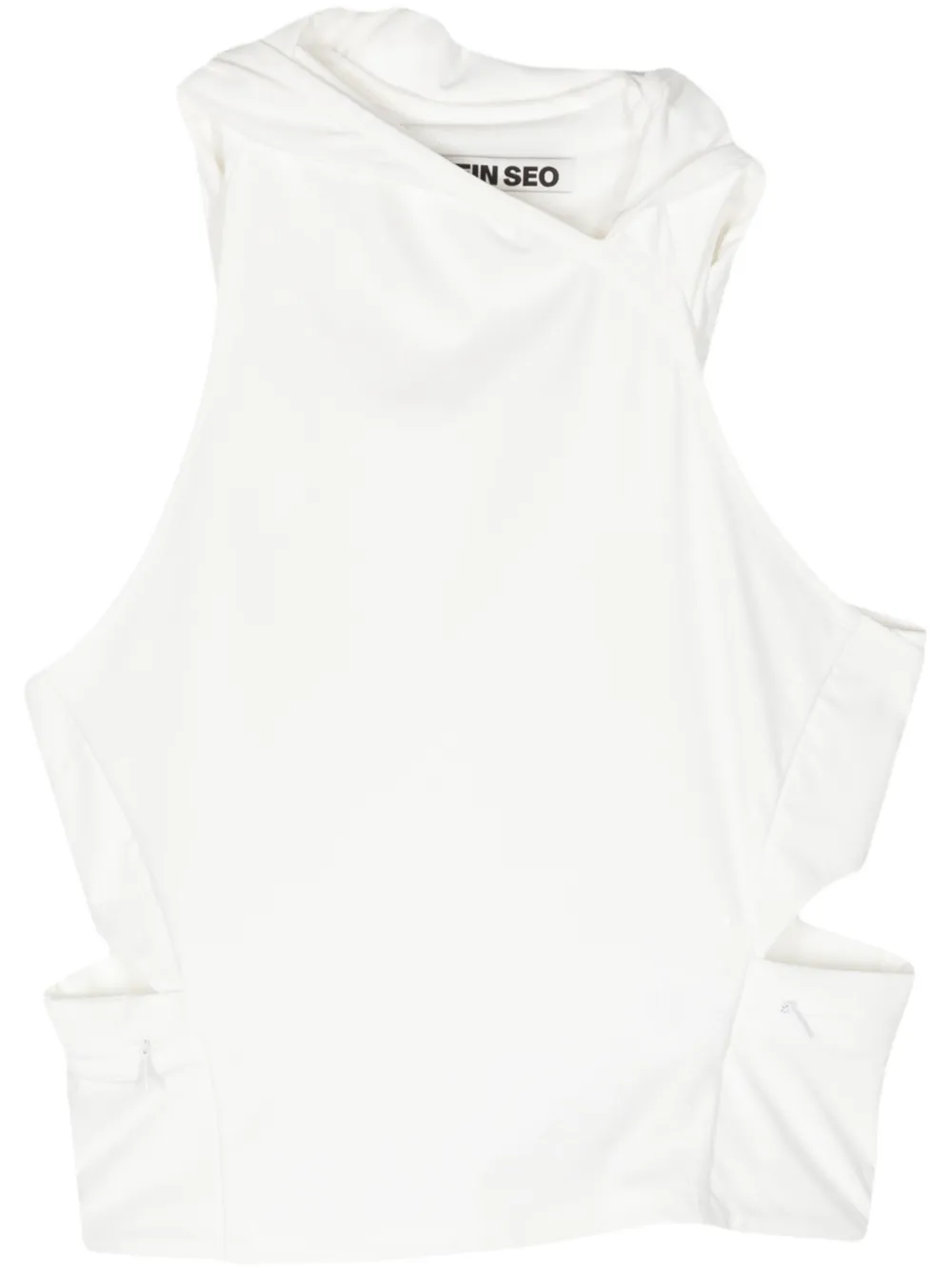 Asymmetric-hem Cropped Top