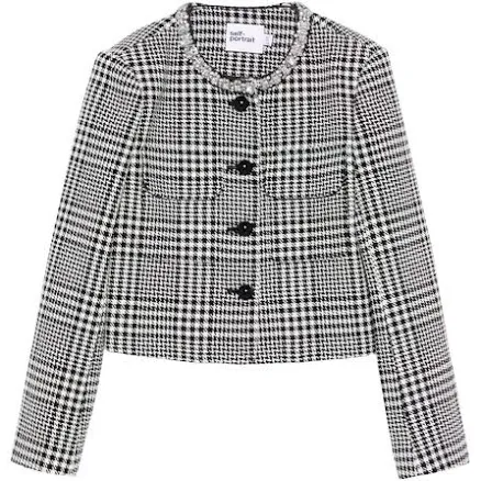 Self Portrait Houndstooth Jacket
