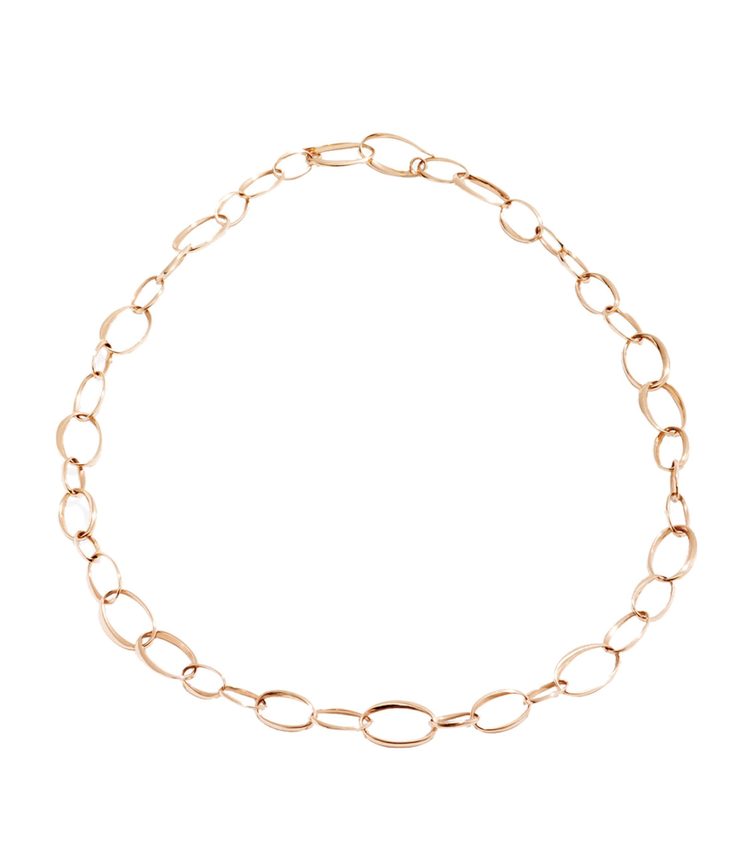 18kt Rose Gold Chain Link Necklace