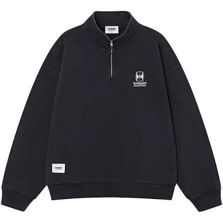 KRB Washed Embroidery Half Zip-Up