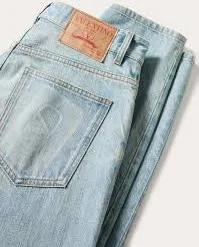 Valentino Men's Vlogo Signature Denim Trousers