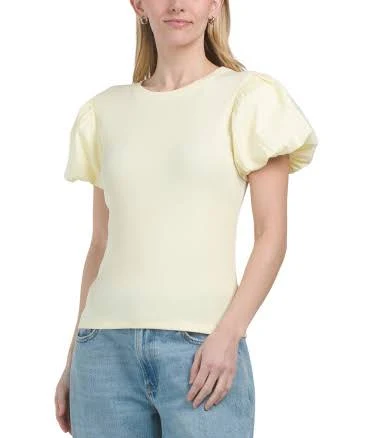 Women's Puffed Sleeve Flan T-Shirt