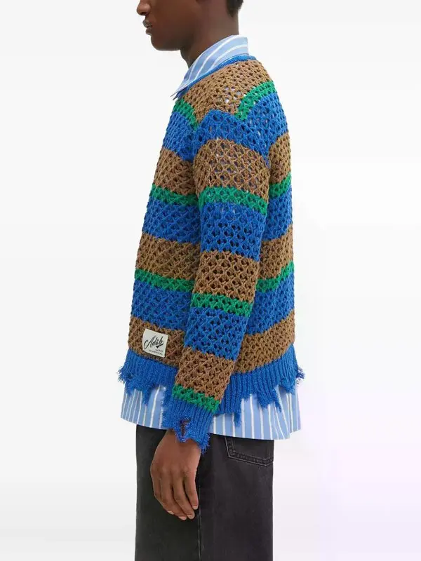 Fringed-hem Jumper