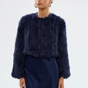 Bridal & Hens Lola Crop Fur Jacket