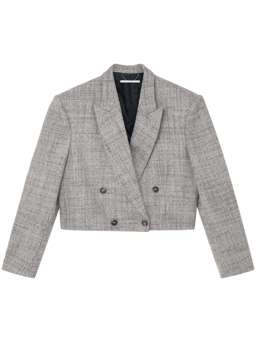 Cropped Double-breasted Blazer