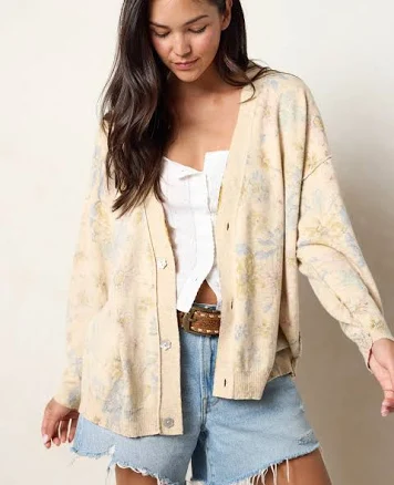 Dahlia Flora Cardigan Sweater