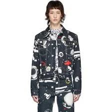 Charles jeffrey loverboy asteroids print denim jacket farfetch Artofit