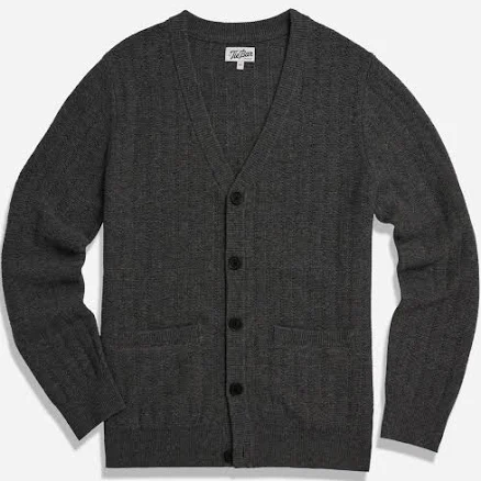 The Tie Bar Men's Merino Wool V-Neck Cardigan
