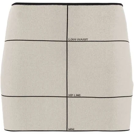 Vetements Women's Motif-Print Mini Skirt