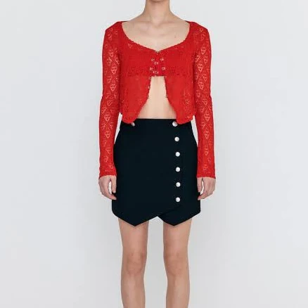 EENK Wero Buttoned Mini Skirt