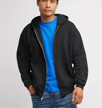 Hanes Men's Full Zip Ultimate Heavyweight Hoodie