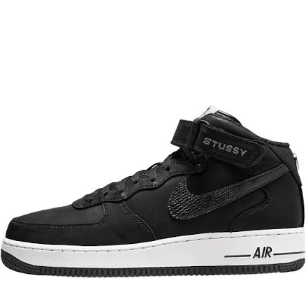 Nike x Stüssy Air Force 1 Mid-top Leather Trainers