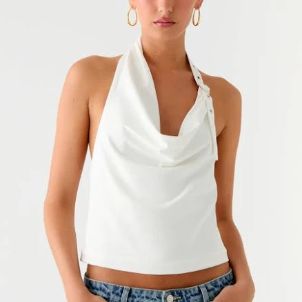 Zaylee Belt Cowl Top