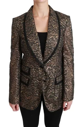 Dolce & Gabbana Women's Floral Lace Blazer Jacket