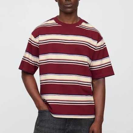 Gap Men's Vintage Soft Stripe Boxy T-Shirt