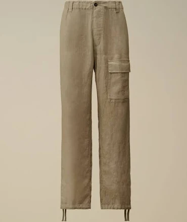 Linen Sack Loose Cargo Pants