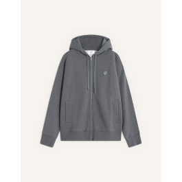 FOX HEAD ZIPPED OVERSIZE HOODIE