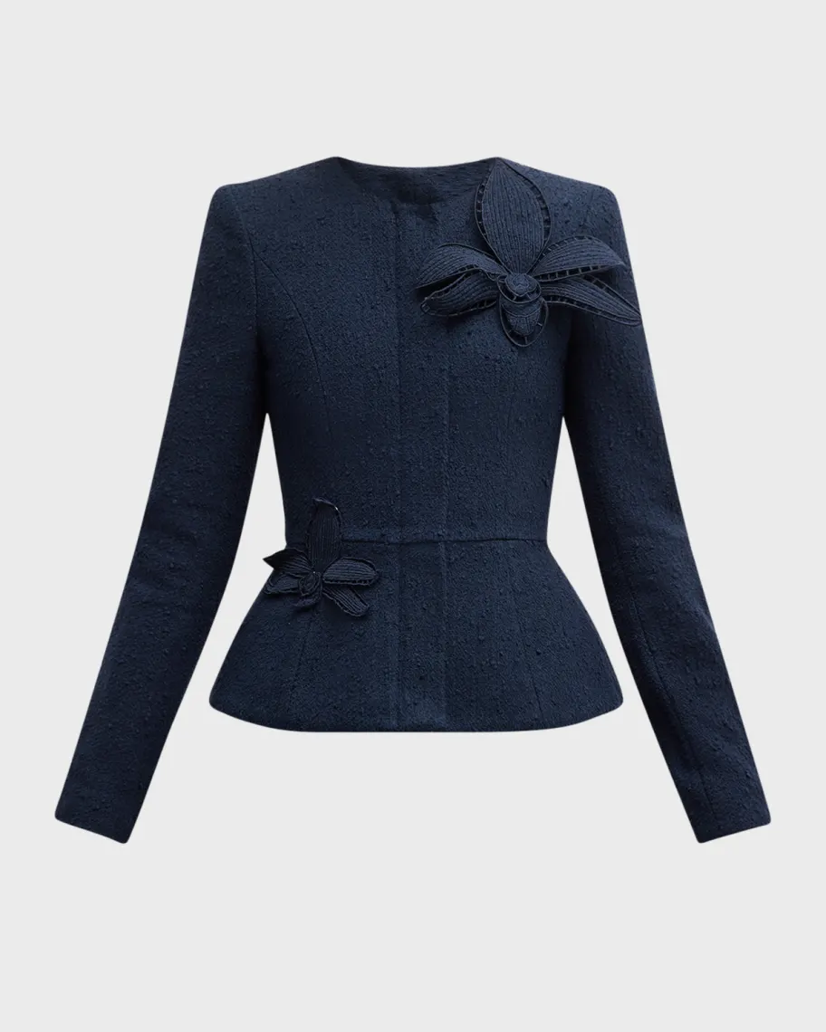 Tweed Peplum Jacket