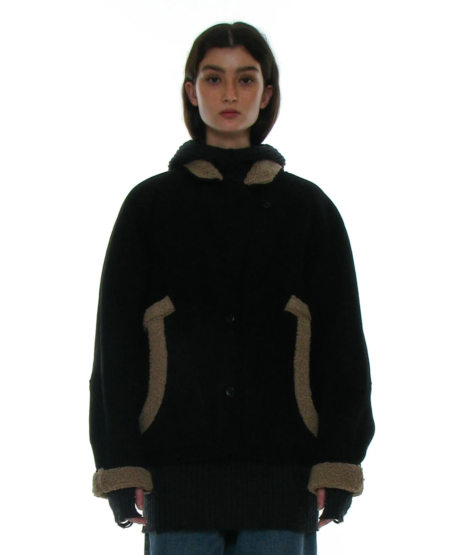 Suede Shearling Coat