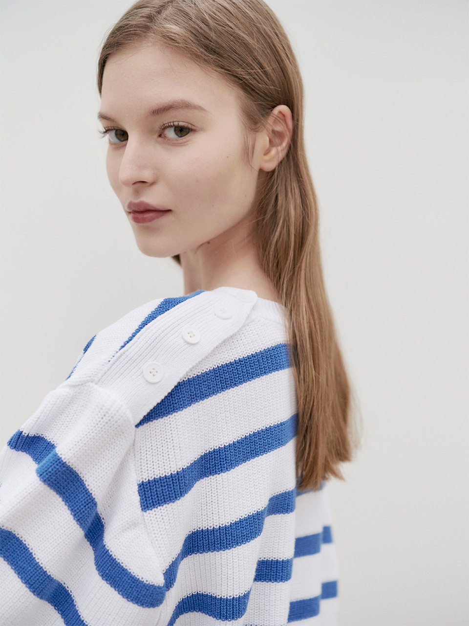 Debby Marine Knit Top