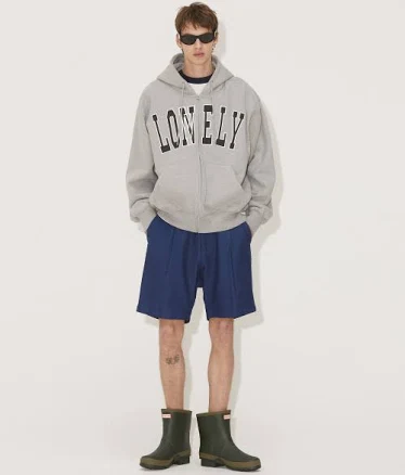 NOHANT LONELY/LOVELY FLUFF HOODIE ZIP-UP