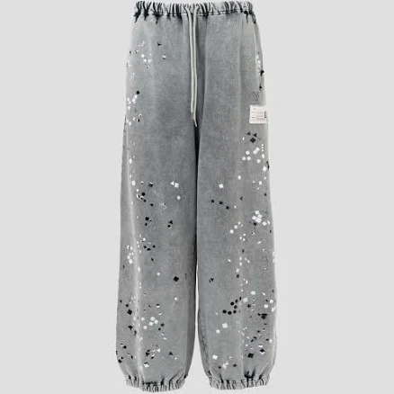 Maison Mihara Yasuhiro Men's Embellished Bleached Pants