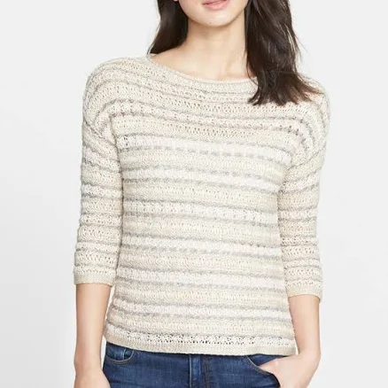 Lucky Brand Womens Sweaters Lucky Brand Metallic Sweater